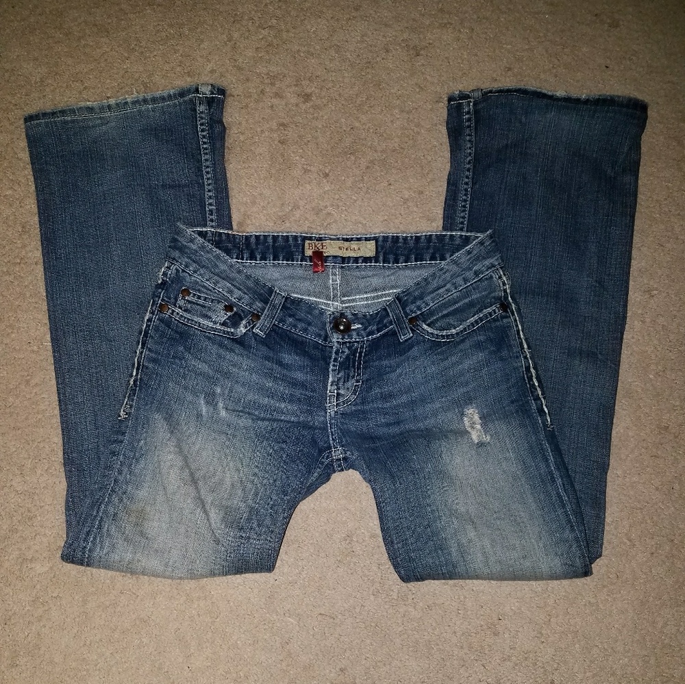 Women's BKE Buckle Boot Cut Jeans 26 Short